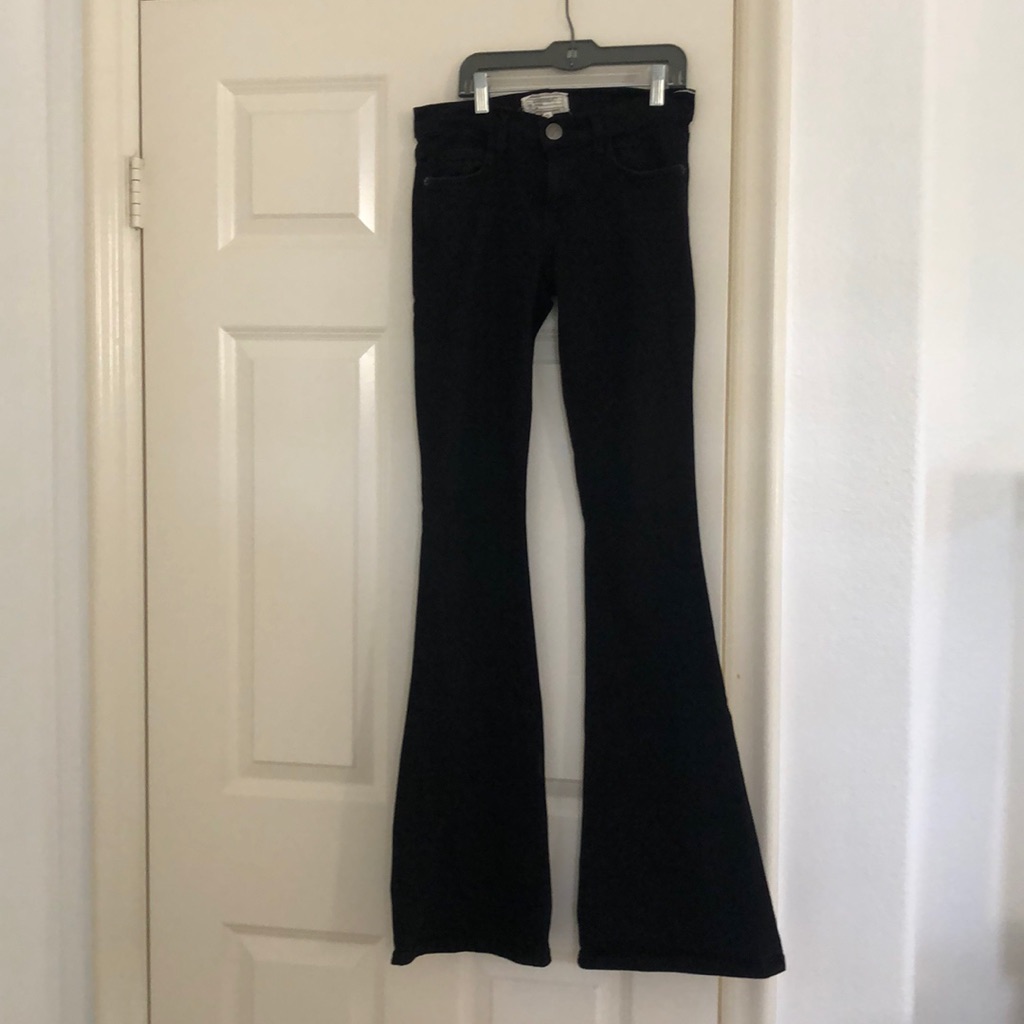 Current/Elliott Low-Rise Flared Jeans